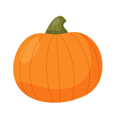 Orange pumpkin icon.