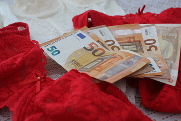 Valentine's Spending: Lingerie and Euros