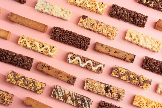Various Healthy Cereal Granola Energy Bar