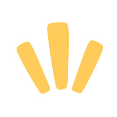 Doodle shine sunburst sparkle ray elements 