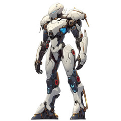 robot cyborg soldier, anime mecha battle suit