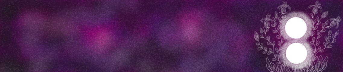 banner, 8 marzo, escrito, dibujado, 8M,  texturizado, morado, rosa, lila, verde, blanco, iluminado, con texturas, mujer, con espacio, web, logo, floral digital, 