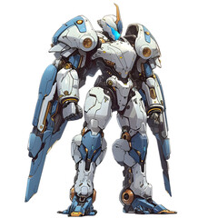 robot cyborg soldier, anime mecha battle suit