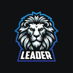 lion logo esport style