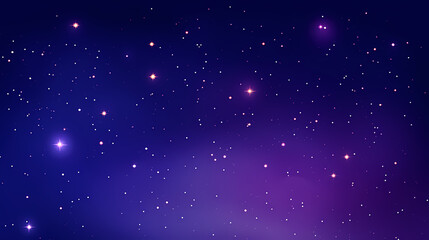 Mysterious star themed gradient background with countless twinkling stars