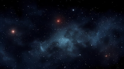 Fototapeta premium Mysterious star themed gradient background with countless twinkling stars