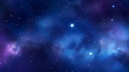 Mysterious star themed gradient background with countless twinkling stars