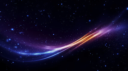 Obraz premium Countless stars twinkle in the night sky