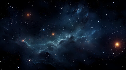 Obraz premium Countless stars twinkle in the night sky