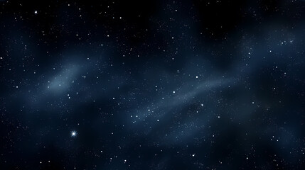 Countless stars twinkle in the night sky