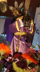 Fototapeta premium venerated image of Jesus Nazarene of Hope from the Hermitage of Santa Lucia in Antigua Guatemala