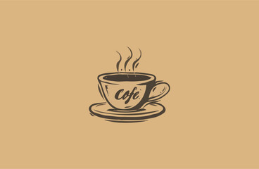 Obraz premium Coffee vector design illustration
