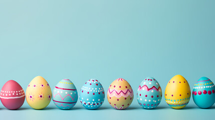 Easter banner with copy space