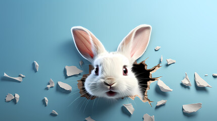 Easter background, many colorful Easter eggs