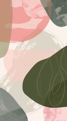 Abstract dusty rose and sage color background 