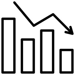 Graph Outline Icon.