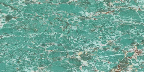 Tuinposter Green marble texture with natural pattern for background or design art work. © Guoqing