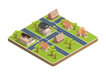 Isometric map navigation