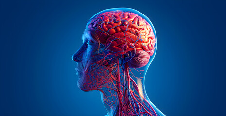3d rendered illustration of a human anatomy Nervous System