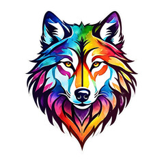 Capturing the untamed beauty, a lone wolf stands in majestic solitude, its eyes reflecting the essence of the wild. A compelling portrait of nature's strength.