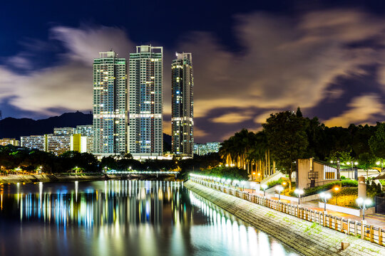 Public housing building in Hong Kong