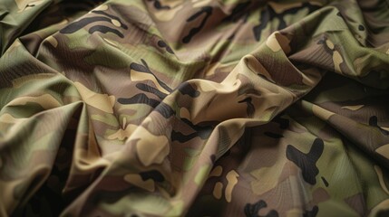 Armed force multicam camouflage fabric texture background
