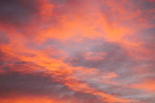 burning sky at sunset. Red sky abstract background. © Towfiqu Barbhuiya 