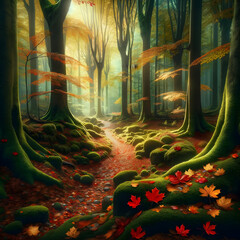 Mystic Autumnal Trail