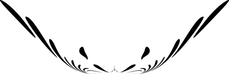 Bowlshaped frame of halftone curved drops. Vector.