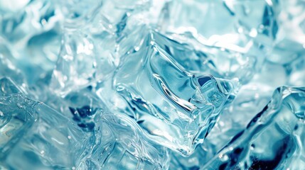 ice cubes background ai generative