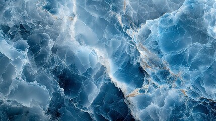 Obraz premium blue marble texture, marble wallpaper, floor and wall tile, natural texture