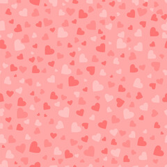 small hearts. valentine card. wedding repetitive background. vector seamless pattern. pink fabric swatch. wrapping paper. design template for textile, home decor