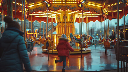 carousel in the park