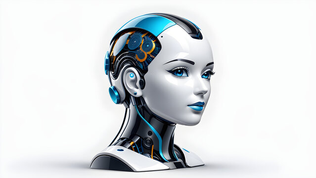 3d ai artificial intelligence icon and vector clipart isolated on white. AI artificial intelligence robot engineer digital technology security power energy sustainable environment technology futuristi