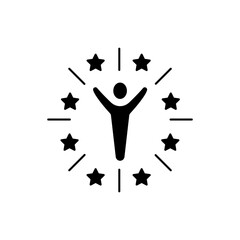 existence concept line icon. Simple element illustration. existence concept outline symbol design.