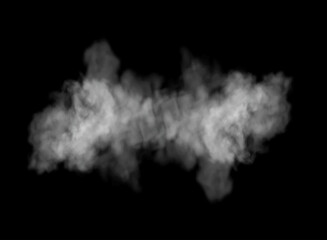 Fog or smoke isolated transparent special effect. White vector cloudiness, mist or smog background.