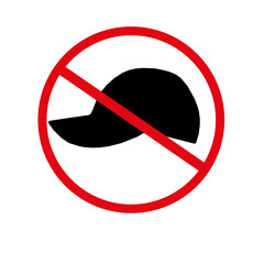 wearing hats is prohibited