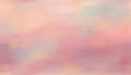 Pink gradient and pale blue blurred abstract oil painting background
