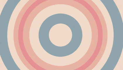 Pink and blue concentric circle pattern background