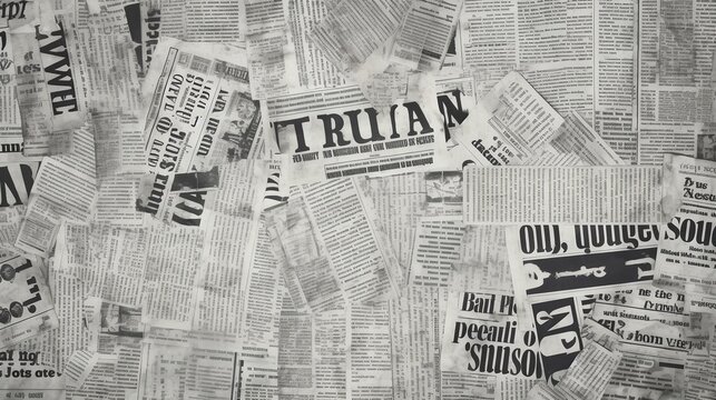 Newspaper background with copy space for your text or image.