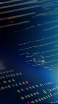 Abstract digital vertical video representing the concept of arbitrage in cyberspace. High quality FullHD footage