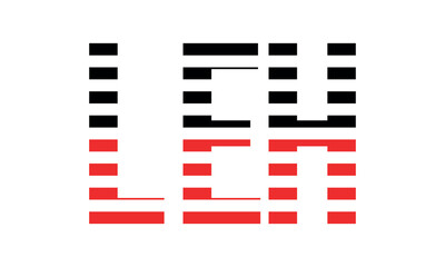 LEH three initial letter iconic line negative space minimal logo design vector template. monogram, abstract, wordmark, business, typography, minimalist, brand, company, flat, modern, unique, simple