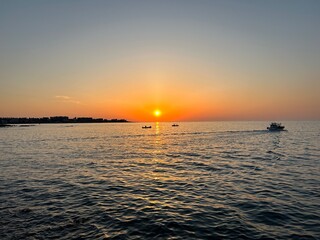 Naklejka premium 노을