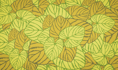 Fototapeta na wymiar colorful tropical leaves spring nature wallpaper background