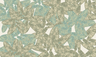 colorful tropical leaves spring nature wallpaper background