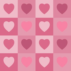 Heart seamless pattern,pink and red can be used in fashion decoration design for printing,clothes, tablecloths, blankets, bedding, paper,fabric and other textile products.
