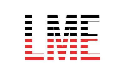 LME three initial letter iconic line negative space minimal logo design vector template. monogram, abstract, wordmark, business, typography, minimalist, brand, company, flat, modern, unique, simple