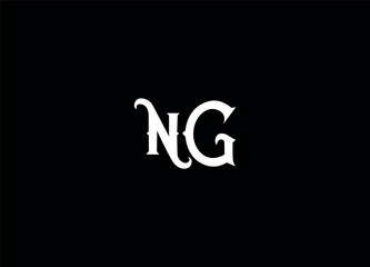 NG  initial logo design and modern logo design