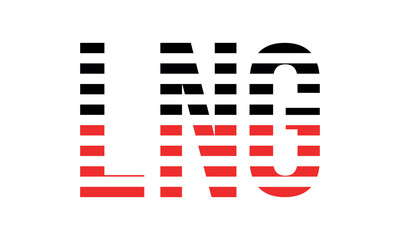 LNG three initial letter iconic line negative space minimal logo design vector template. monogram, abstract, wordmark, business, typography, minimalist, brand, company, flat, modern, unique, simple