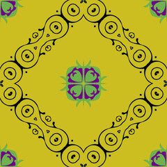 Seamless pattern tile